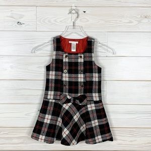 Janie and Jack Size 3 Kids Formal Dress Plaid